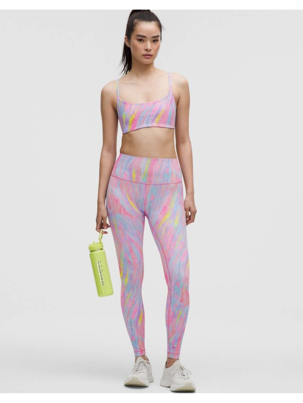 NWT Lululemon Wunder Train High-Rise Tight 28" Prism Marble Multi Size 4